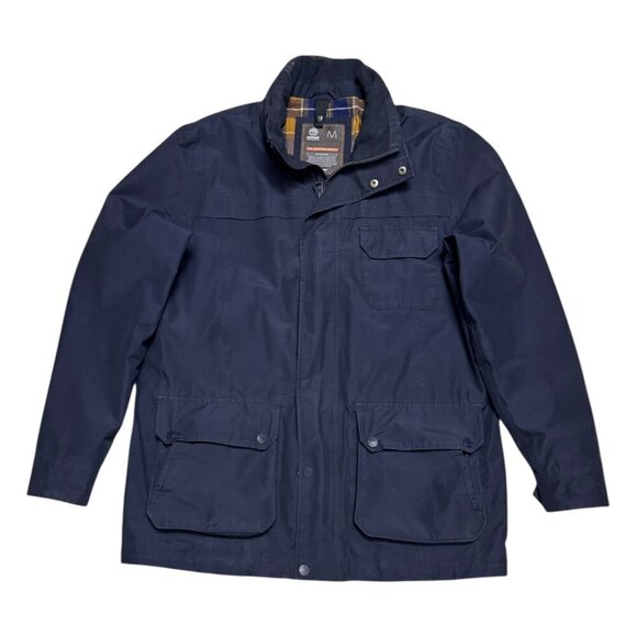 FAT FACE UK Designer Blue Waterproof Rain Windbreaker Jacket Mens Medium - Picture 7 of 8